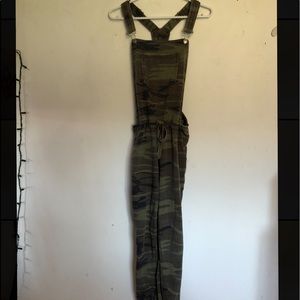 Comfy camo overalls